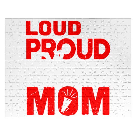 Loud & Proud Cheer Mom Cheerleading Mother's Day Jigsaw Puzzles