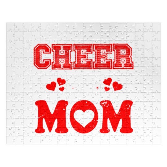 Loud & Proud Cheer Mom Cheerleading Mother's Day Jigsaw Puzzles