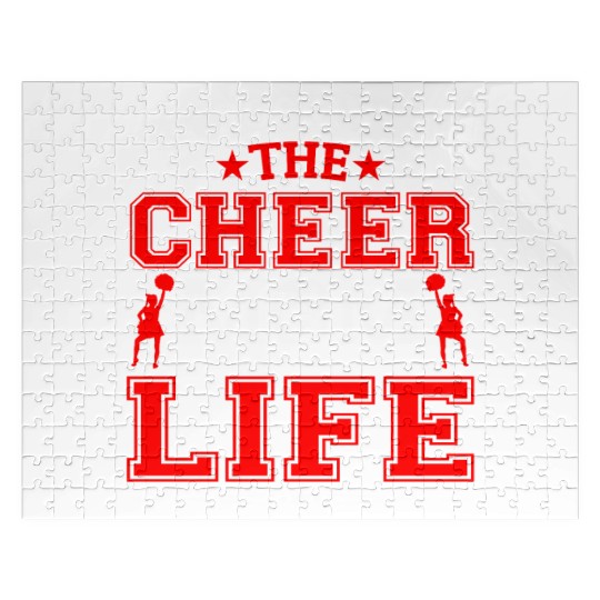 Rockin Cheer Mom Life Cheerleading Mother's Day Jigsaw Puzzles
