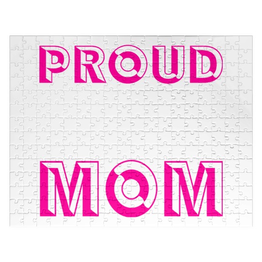 Proud Cheer Mom Cheerleading Mommy Mother's Day Jigsaw Puzzles