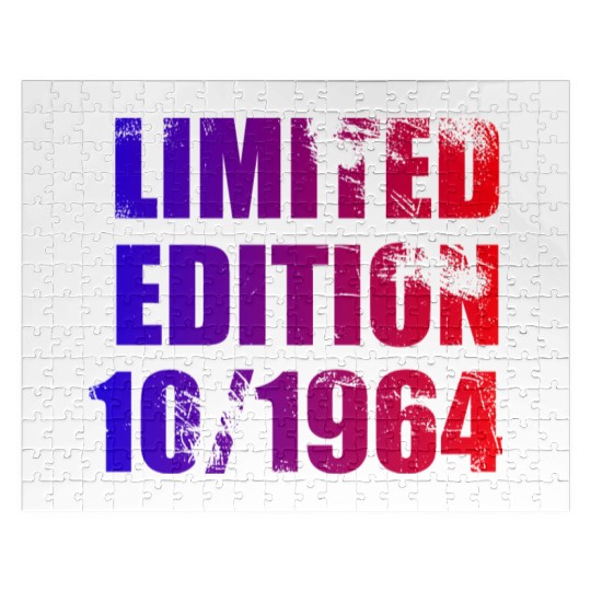 60th birthday Limited Edition 10/1964 Jigsaw Puzzles