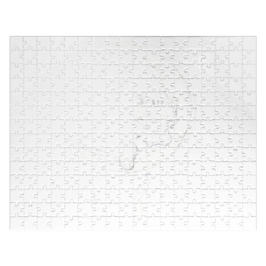 Whimsical Cat on Moon Silhouette Jigsaw Puzzles