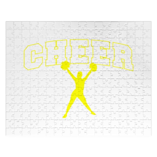 Cool Cheer Mom Art For Women Cheerleader Jigsaw Puzzles