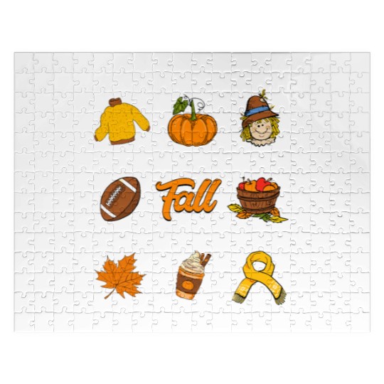 God Says I Am Fall Vibes Autumn Christian Jigsaw Puzzles