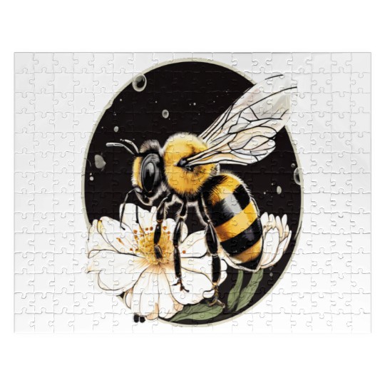 Bumble Bee on a Flower in a Bubble Jigsaw Puzzles