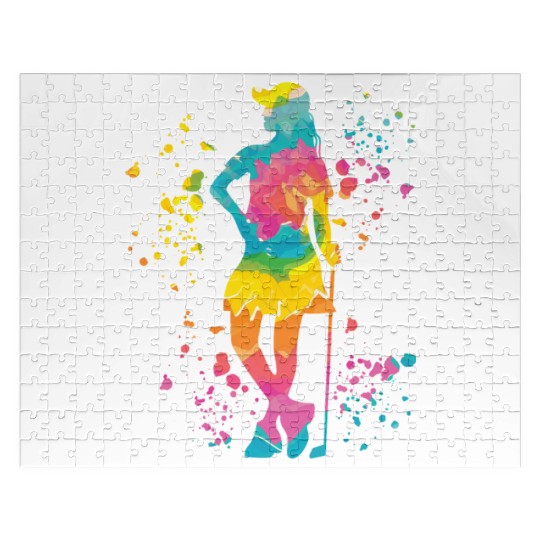 Golfer Colorsplash Kids Miniature Golf Jigsaw Puzzles