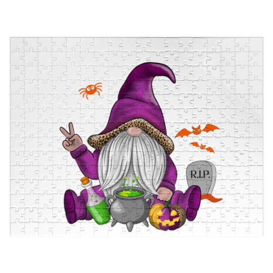 Halloween Gnomes, Happy Halloween Jigsaw Puzzles