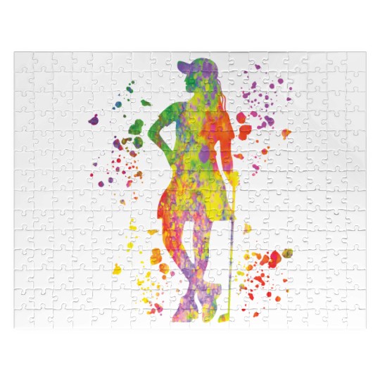 Golfer Colorsplash Kids Miniature Golf Jigsaw Puzzles