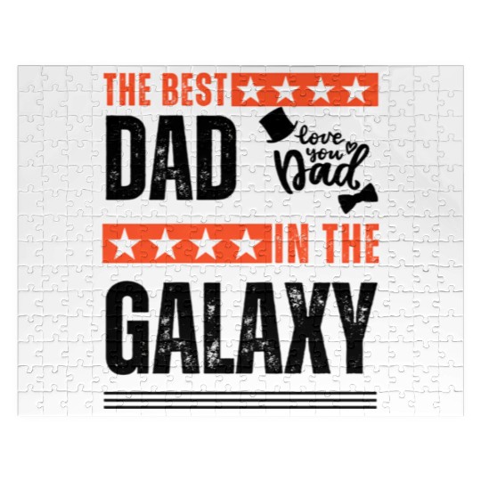 The Best Dad in the Galaxy Essential Amazing T-shi Jigsaw Puzzles