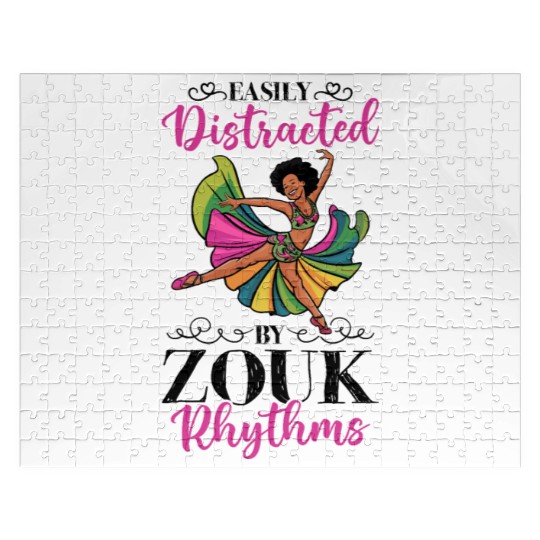 Zouk Dance Festival Design for Zouk Dancer Jigsaw Puzzles