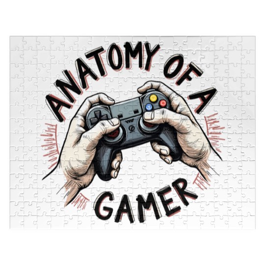Anatomy of a Gamer Jigsaw Puzzles - Hand Holding Video