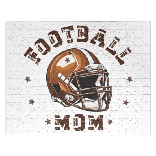 Football Mom Mama Coquette Bow Funn Game Day Jigsaw Puzzles