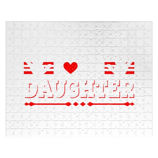 I Love My Daughter to Dad Funny Father's Day Daddy Jigsaw Puzzles