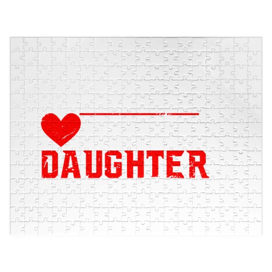 I Love My Daughter to Dad Funny Father's Day Daddy Jigsaw Puzzles