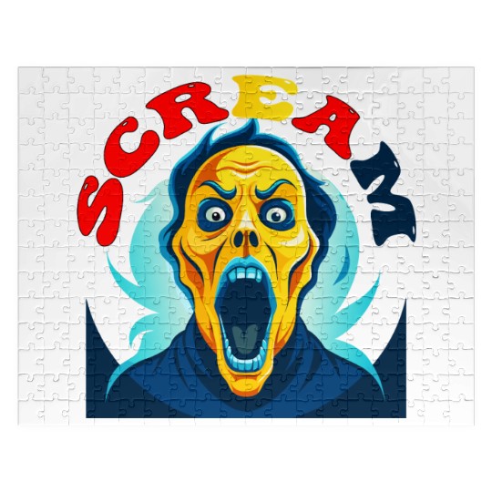 Scream Vintage Halloween Jigsaw Puzzles