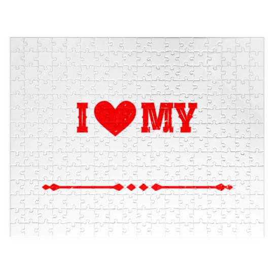 I Love My Daughter to Dad Funny Father's Day Daddy Jigsaw Puzzles