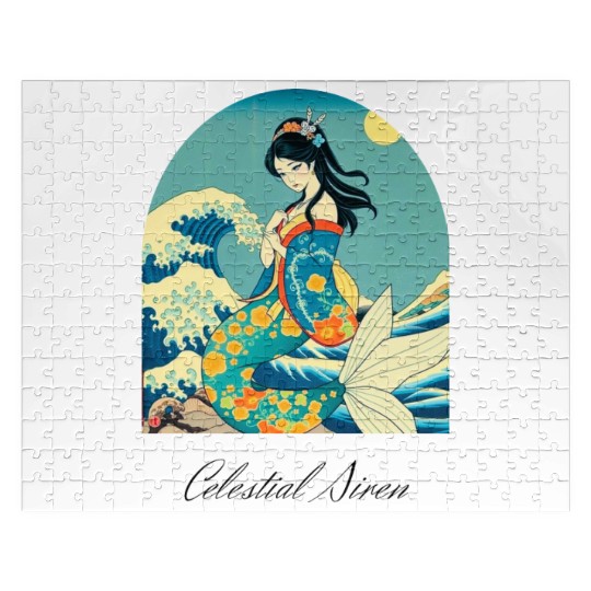 Celestial Siren ukiyo-e style Jigsaw Puzzles