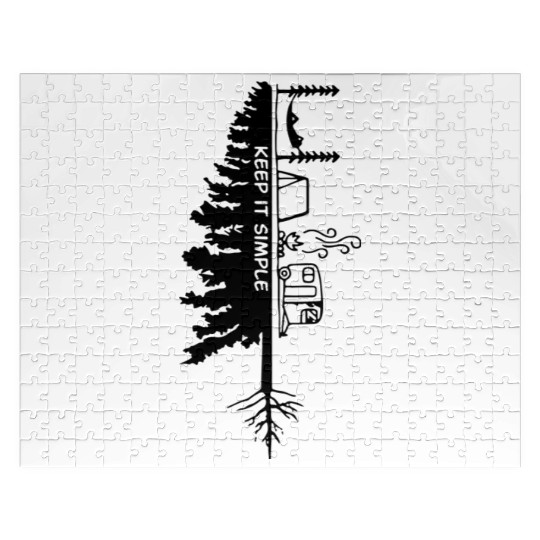 Keep It Simple Camping Tree Jigsaw Puzzles