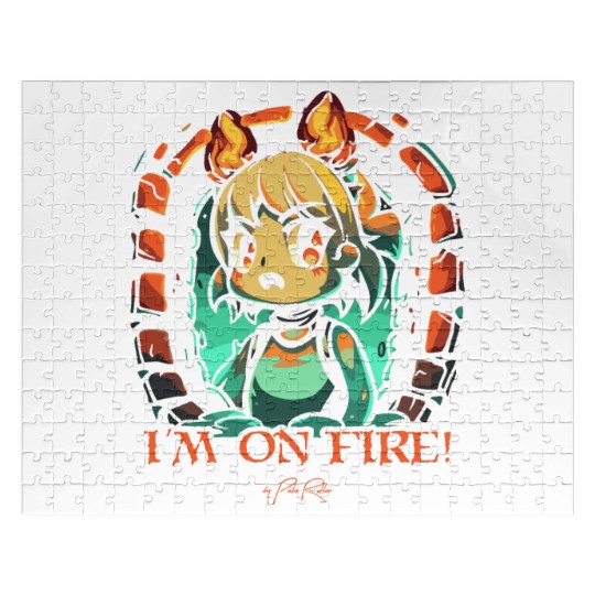 I Am on Fire in the Dungeon Jigsaw Puzzles