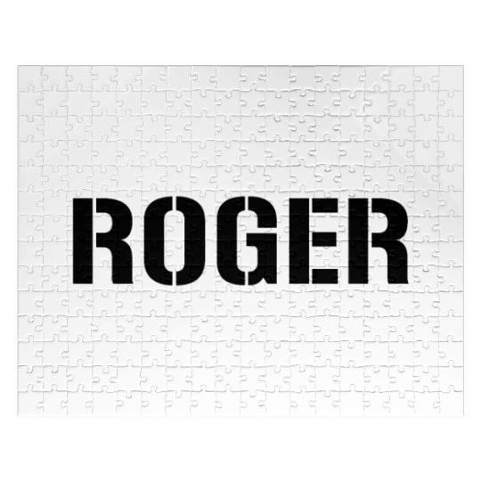 Roger Military Veteran Slang Message Receivedmessa Jigsaw Puzzles