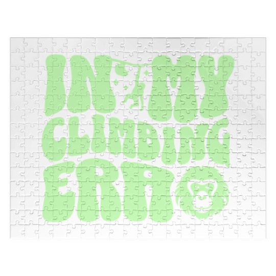 In my climbing era curvy boulderwriting bouldering Jigsaw Puzzles
