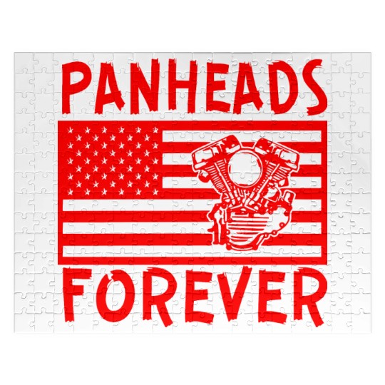 Panheads Forever LIKE US ON FACEBOOK Jigsaw Puzzles