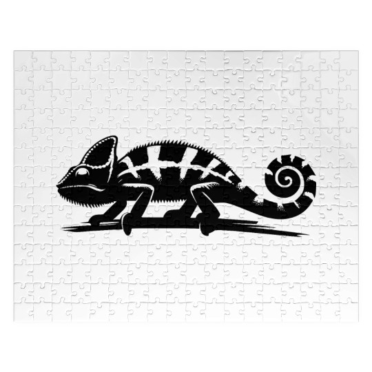 Changing Chameleon In Nature Jigsaw Puzzles