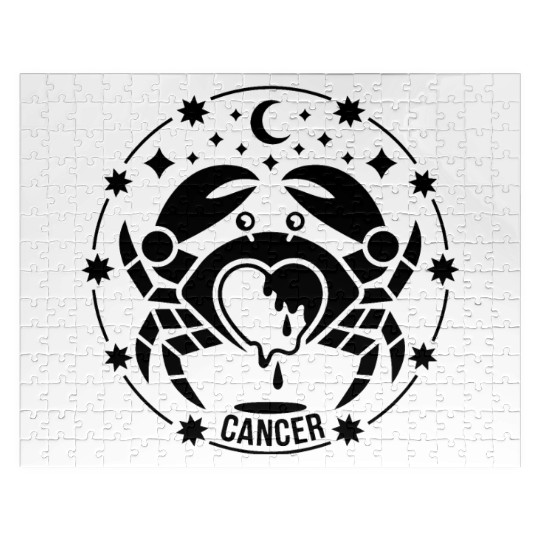 Melted Heart Cancer Zodiac Jigsaw Puzzles
