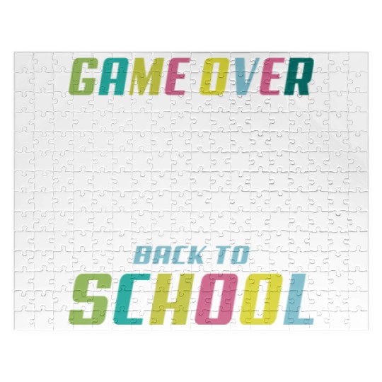 Game Over Back To School Jigsaw Puzzles