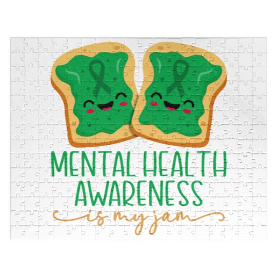 Mental Health Awareness Is My Jam Jigsaw Puzzles