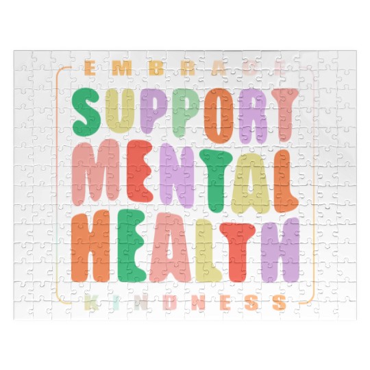 Embrace Kindness Support mental Health Jigsaw Puzzles