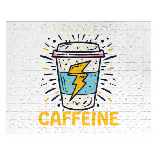 Depression Awareness Running On Caffeine Willpower Jigsaw Puzzles