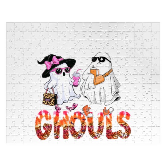 Let's Go Ghouls Let's Go Ghouls Scary Ghost Jigsaw Puzzles