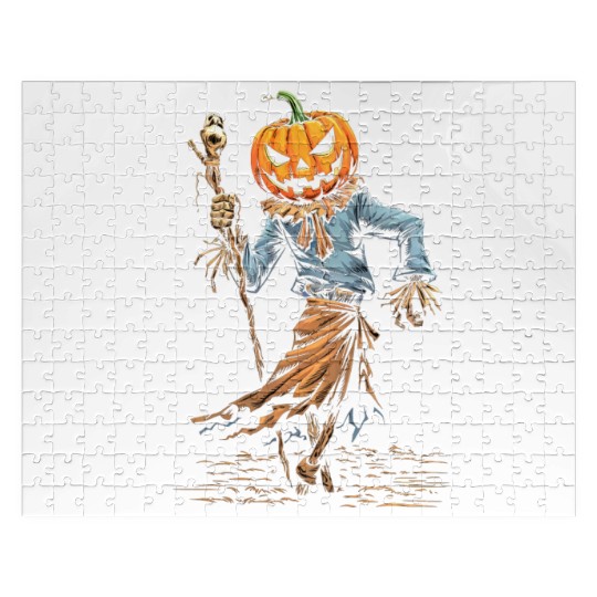 Spooky Halloween Scarecrow Jigsaw Puzzles