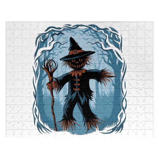 Spooky Halloween Scarecrow Jigsaw Puzzles