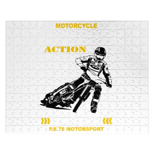 Motorcycle Speedway Racing Jigsaw Puzzles