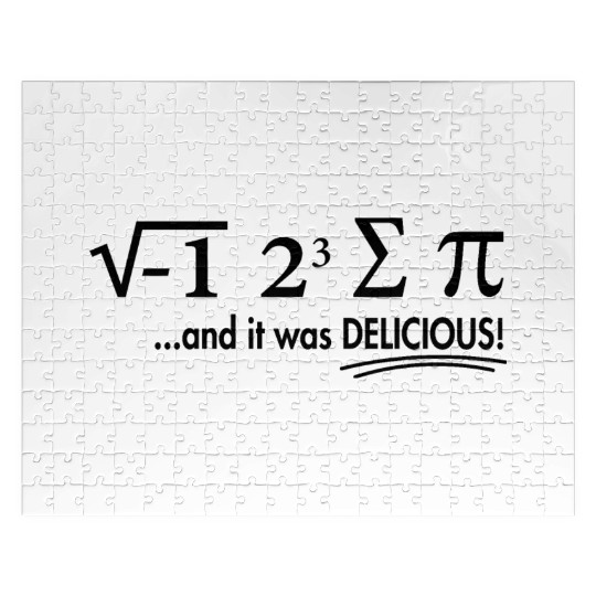 I Ate Some Pie And It Was Delicious 8 Pi Day 1WH1 Jigsaw Puzzles