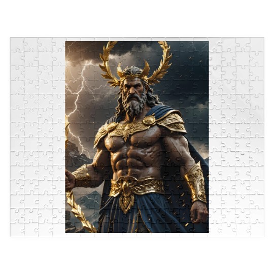 Zeus Jupiter Roman Greek God Jigsaw Puzzles