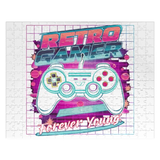 Retro Gamer Forever Young 01 Jigsaw Puzzles
