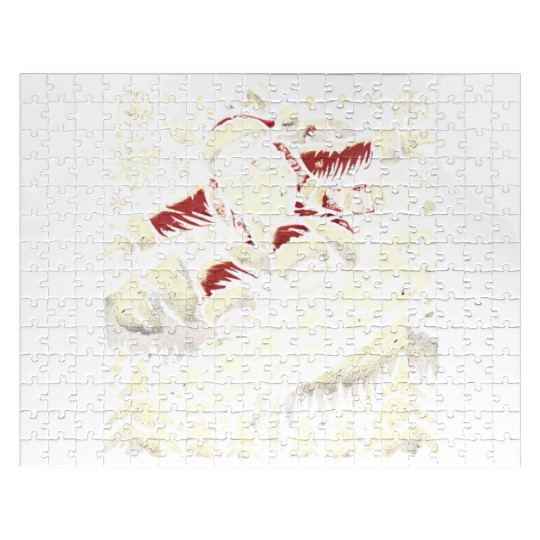 Snowboarding Santa Winter Wonderland Christmas Fun Jigsaw Puzzles