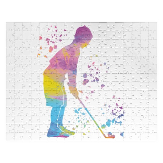 Golfer Colorsplash Kids Miniature Golf Jigsaw Puzzles