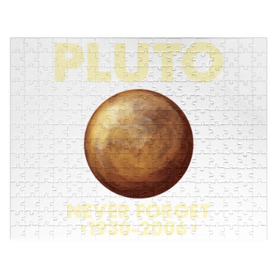 Pluto Never Forget 1930 2006 Planet Space Science Jigsaw Puzzles
