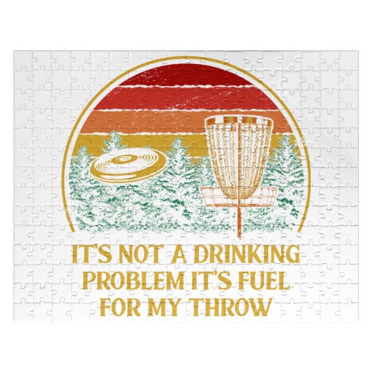 Its Fuel For My Throw Disc Golf Beer Lover Golfer Jigsaw Puzzles