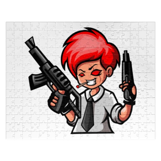 Gangster Gamer Jigsaw Puzzles