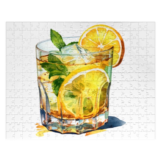 Lemonade Cocktail Drink Jigsaw Puzzles
