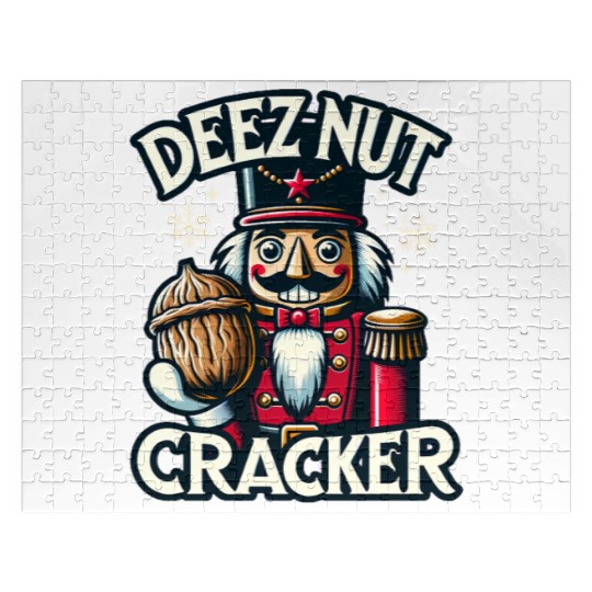 Deez Nut Nutcracker Meme Jigsaw Puzzles: Funny Christmas