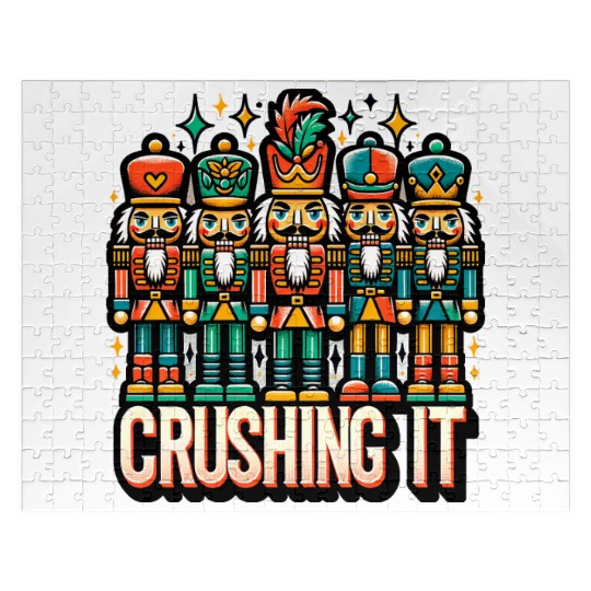 Crushin It: Nutcracker Christmas Apparel for Jigsaw Puzzles