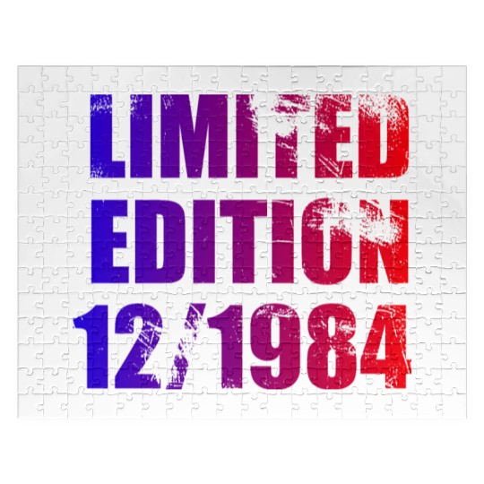 40th birthday Limited Edition 12/1984 Jigsaw Puzzles