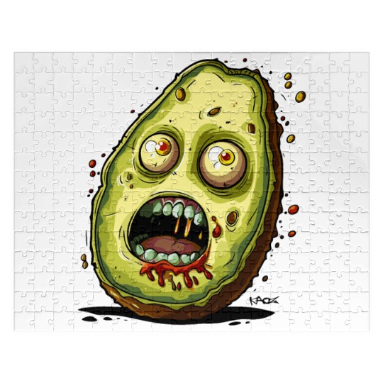 Horror of the Rotten Avocado Jigsaw Puzzles