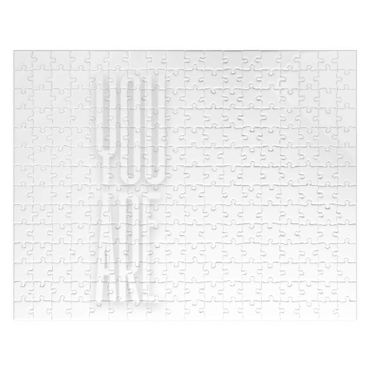 You Are Enough" Inspirational Optical quote Jigsaw Puzzles